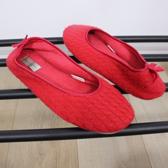 *Patricia Green Red  Wool Slippers - Picture 4 of 6